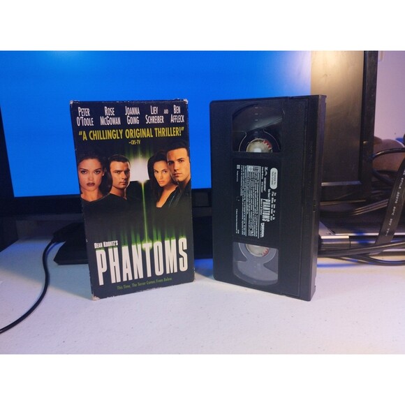 Phantoms (1998) VHS - Ben Affleck, Peter O'Toole - Thriller Horror - Picture 1 of 6